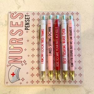 Funny nurse pens NIB